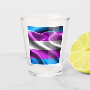 Transgender-Flag Schnapsglas