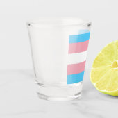 Transgender Flag Schnapsglas (Links)