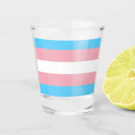Transgender Flag Schnapsglas