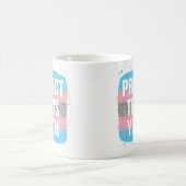Transgender Flag Schützen Trans Youth Coffee Tasse (Mittel)