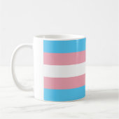 Transgender-Flag-Tasse Kaffeetasse (Links)