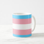 Transgender-Flag-Tasse Kaffeetasse (VorderseiteRechts)