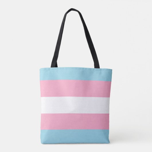 "Transgender Flag" Tote Bag Tasche (Rückseite)