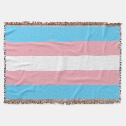 transgender Flag trans lgbt lgbtq schwul lesbian h Decke (Vorderseite)