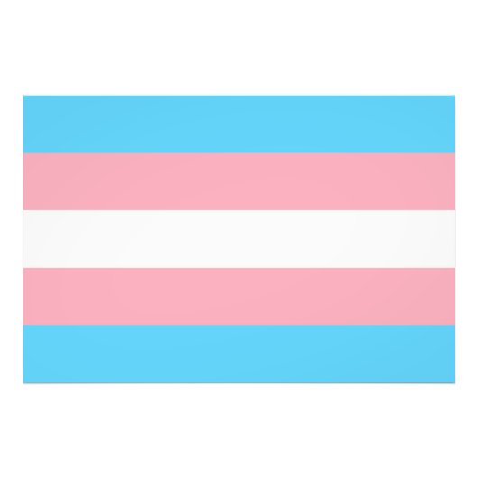 transgender Flag trans lgbt lgbtq schwul lesbian h Fotodruck (Vorne)