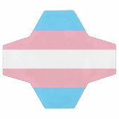transgender Flag trans lgbt lgbtq schwul lesbian h Fußball (Flach)