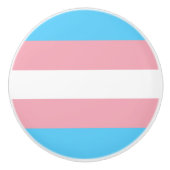 transgender Flag trans lgbt lgbtq schwul lesbian h Keramikknauf (Vorderseite)