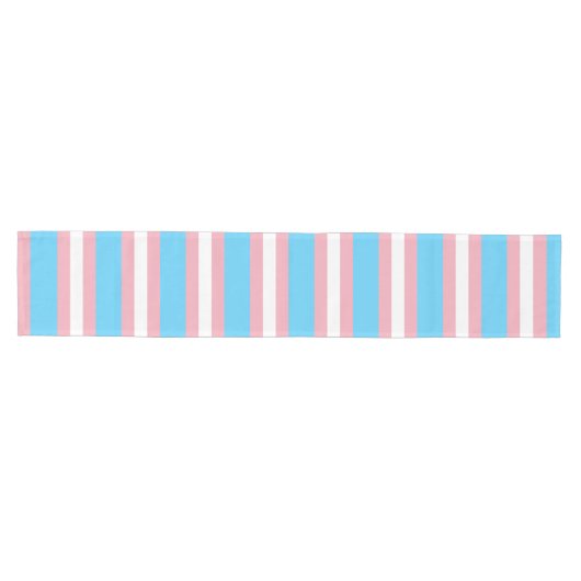 transgender Flag trans lgbt lgbtq schwul lesbian h Mittelgroßer Tischläufer (Horizontal)