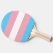 transgender Flag trans lgbt lgbtq schwul lesbian h Tischtennis Schläger (Seitenansicht)