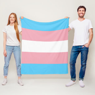 Transgender flag trans pride LGBT Schwulensymbol Fleecedecke