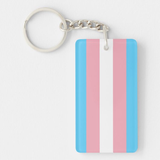 Transgender flag trans pride LGBT symbol gay homos Schlüsselanhänger (Vorderseite)
