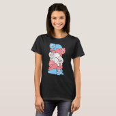 Transgender Flag Trans Pride Lgbtq Sloth T-Shirt (Vorne ganz)