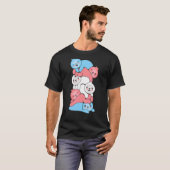 Transgender Flag Trans Pride Lgbtq Sloth T-Shirt (Vorne ganz)