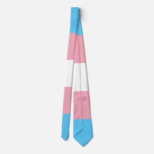 Transgender-Flag trans-prime LGBT-Symbol Homos Krawatte (Rückseite)