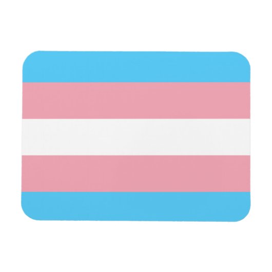 Transgender-Flag trans-prime LGBT-Symbol Homos Magnet (Horizontal)