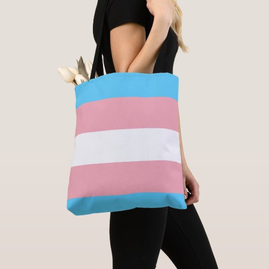 Transgender-Flag trans-prime LGBT-Symbol Homos Tasche (Von Nahem)