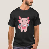 Transgender Flag Transgender Pride Lgbtq Axolotl T-Shirt (Vorderseite)