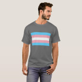 Transgender Flag Transsexual Pride LGBT T-Shirt (Vorne ganz)