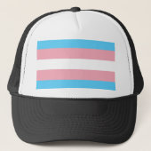 Transgender-Flag Truckerkappe (Vorderseite)
