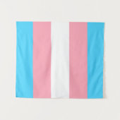 Transgender-Flag Wandteppich (Vorderseite (Horizontal))