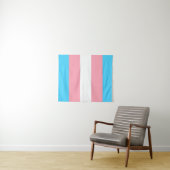 Transgender-Flag Wandteppich (Beispiel (Horizontal))