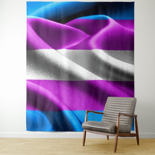 Transgender-Flag Wandteppich (Beispiel)