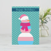 Transgender Flag Weihnachtskarte Feiertagskarte (Stehend Vorderseite)
