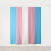Transgender-Flagge Extra Large Wandteppich (Vorderseite)