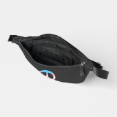 Transgender-Flagge Friedenszeichen  Bauchtasche (Offen)