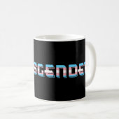 TRANSGENDER | Flagge | LGBT Kaffeetasse (VorderseiteRechts)