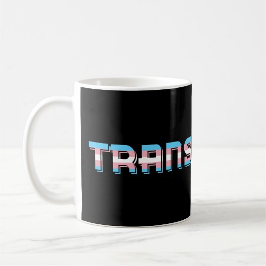 TRANSGENDER | Flagge | LGBT Kaffeetasse (Links)