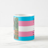 Transgender Flagge | LGBTQIA+ Kaffeetasse (Mittel)