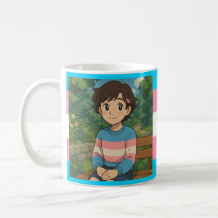 Transgender Flagge LGBTQIA+ Kaffeetasse