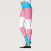 Transgender-Flagge | LGBTQIA+ Leggings (Links)