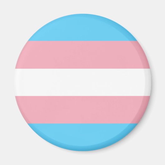 Transgender-Flagge Magnet (Vorne)