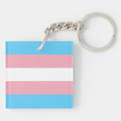 Transgender-Flagge Schlüsselanhänger (Rückseite)