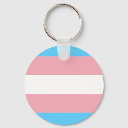 Transgender Flagge Schlüsselanhänger (Vorderseite)