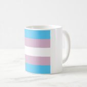 Transgender-Flaggen-Kaffee-Tassen Kaffeetasse (VorderseiteRechts)