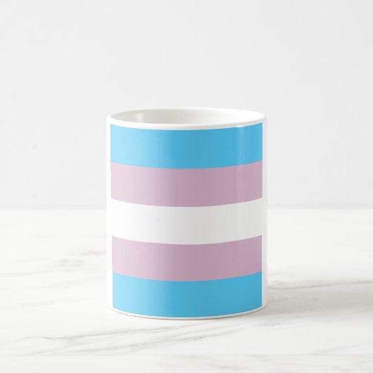 Transgender-Flaggen-Kaffee-Tassen Kaffeetasse (Mittel)