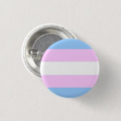 Transgender-Flaggen-Knopf Button (Vorne & Hinten)