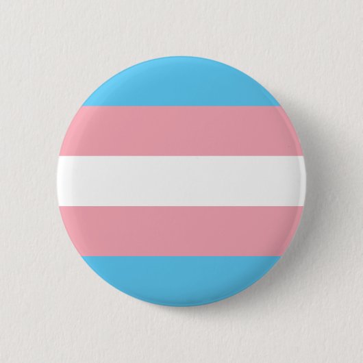 Transgender-Flaggen-Knopf - Button (Vorderseite)