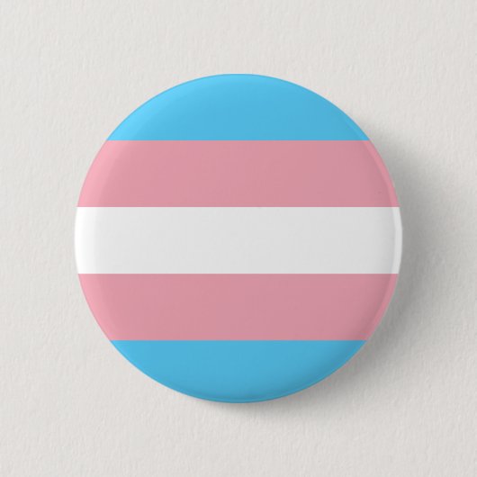 Transgender-Flaggen-Knopf Button (Vorderseite)