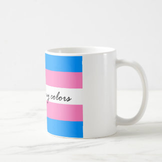 Transgender-Flaggen-Tasse Kaffeetasse