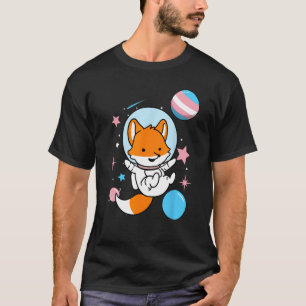 Transgender Fox in Space Trans Prix T-Shirt