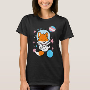 Transgender Fox in Space Trans Prix T-Shirt