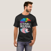 Transgender Future Inclusive Trans Pride LGBT Men T-Shirt (Vorne ganz)