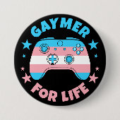 Transgender-Gaymer für Life-Controller-Gamer Button (Vorderseite)
