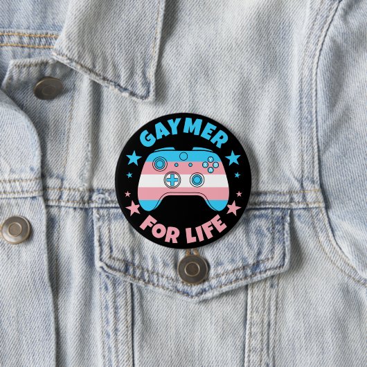Transgender-Gaymer für Life-Controller-Gamer Button (Beispiel)