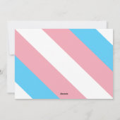 Transgender Geburtstag Gratulation Weihnachten (Rückseite)