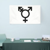 Transgender-Gender-Symbol Banner (Messeveranstaltung)